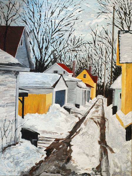 The Long Cold Winter, 2011, Acrylic on canvas, 18