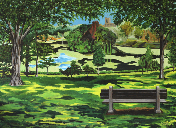 Powderhorn Lake, 2011, Acrylic on canvas, 30