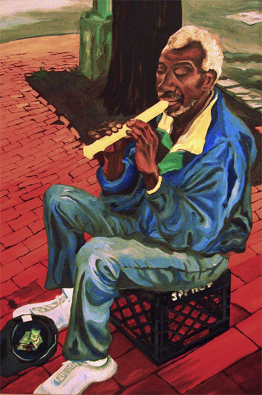 Eddie, Washington, DC, 2006, oil on canvas, 20