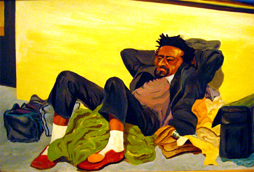 Leon, Venice Beach, 2006, oil on canvas, 30