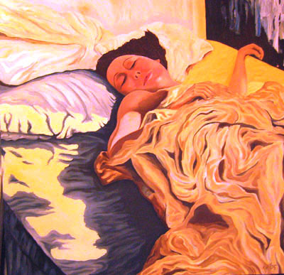Stephanie, 2004, oil on canvas, 36