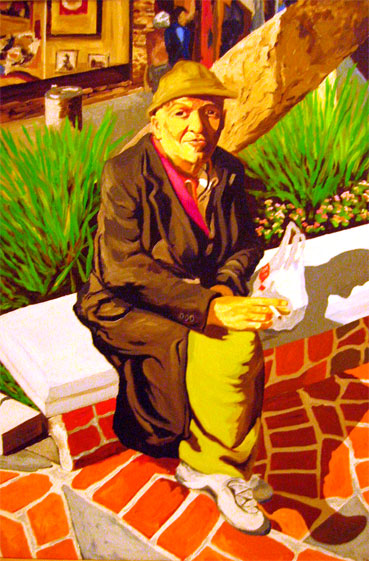 Walter, Laguna Beach, 2006, oil on canvas, 20
